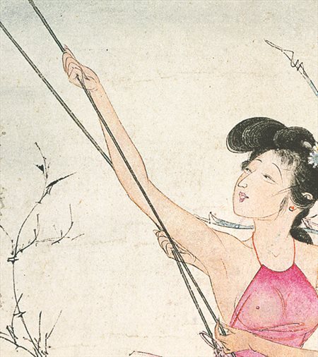 海勃湾-胡也佛的仕女画和最知名的金瓶梅秘戏图
